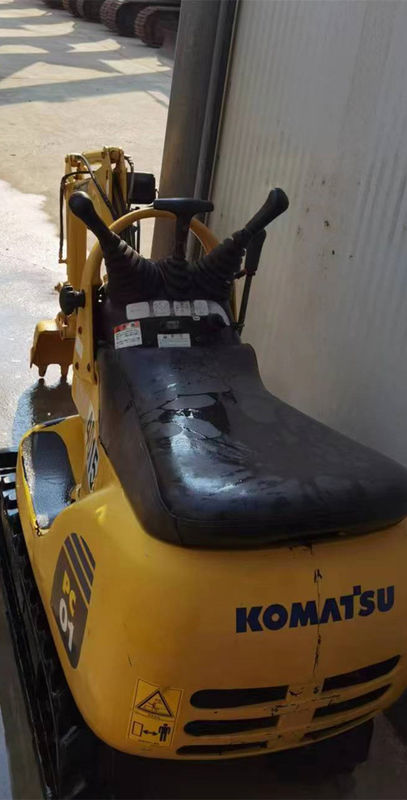 ماشین آلات جابجایی زمین استفاده شده کاوشگر خزنده 0.3 تن کاوشگر کوچک با کیفیت بالا Komatsu pc 01