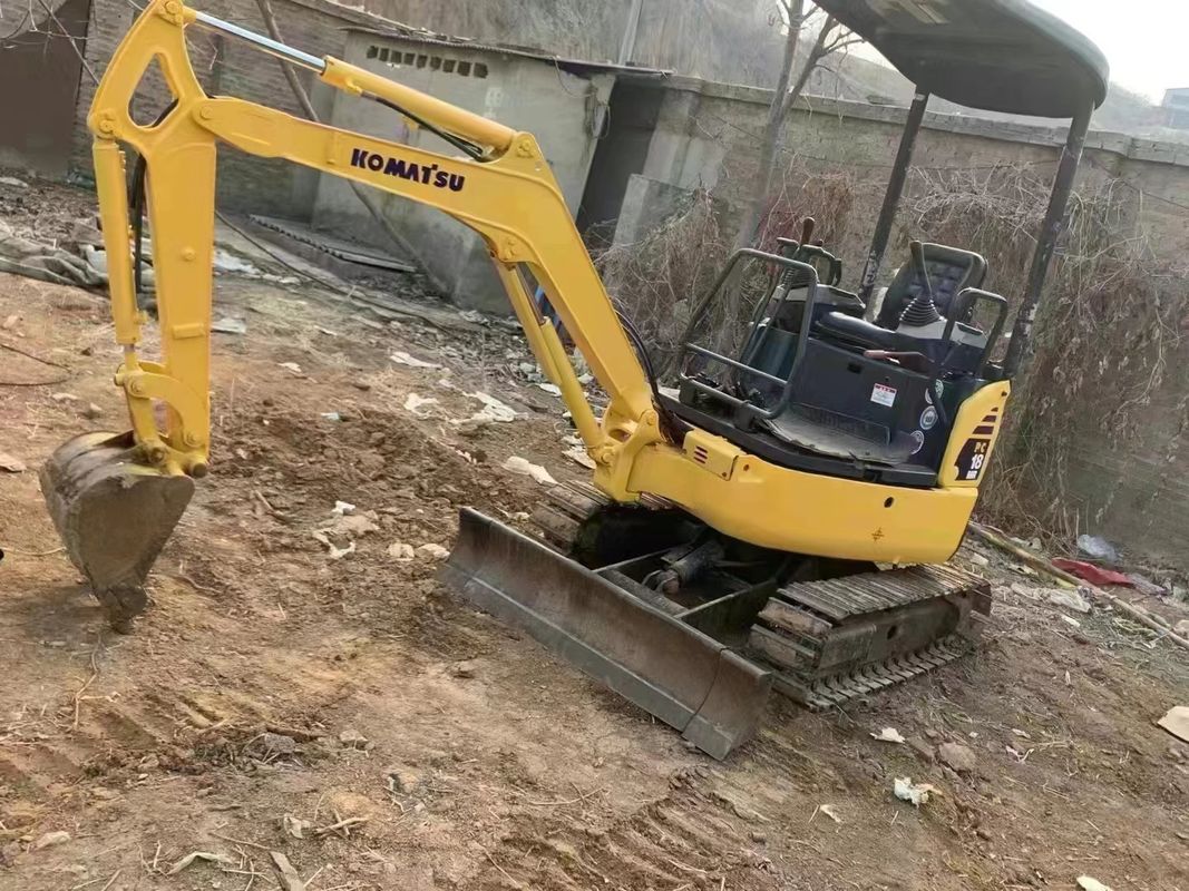 ماشین آلات استفاده شده برای جابجایی زمین حفاری 2 تن مینی حفاری با کیفیت بالا Komatsu pc 18 MR