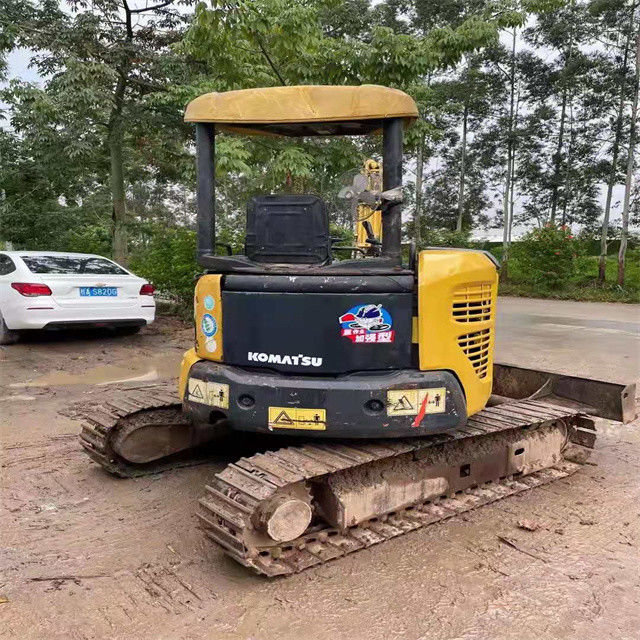3 تن استفاده شده ژاپن کیفیت بالا Komatsu pc 30 MR حفاری خزنده با ساعات کاری کمتر