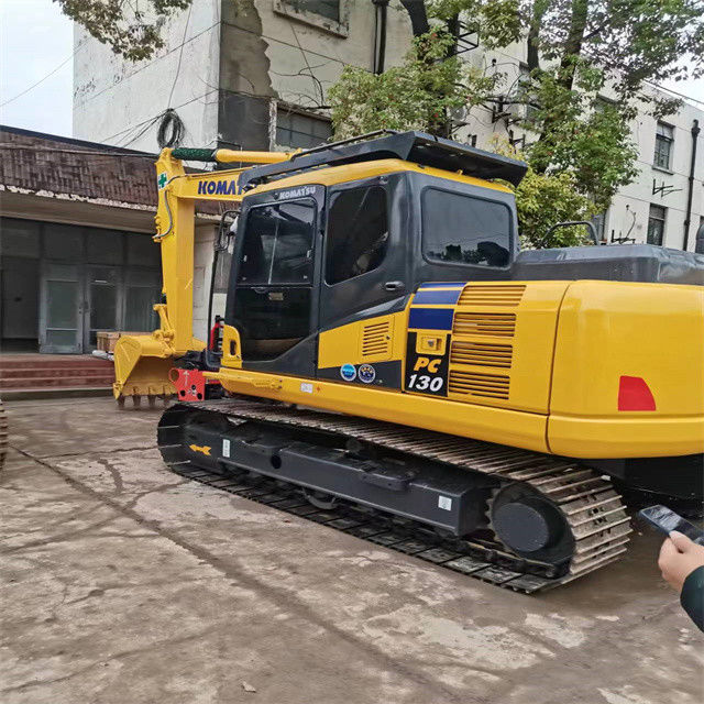 13 تن استفاده شده ژاپن واردات Komatsu pc 130 کاوشگر خزنده از ژاپن در حالت عالی آماده فروش