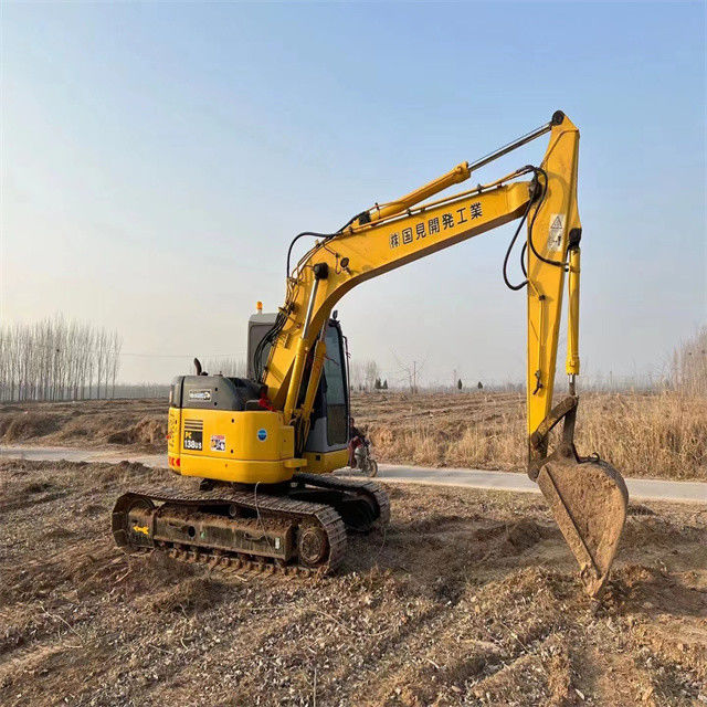 13.8 تن استفاده ژاپن وارد شده Komatsu pc 138US حفاری خزنده با کیفیت بالا و ساعات کار کم آماده فروش