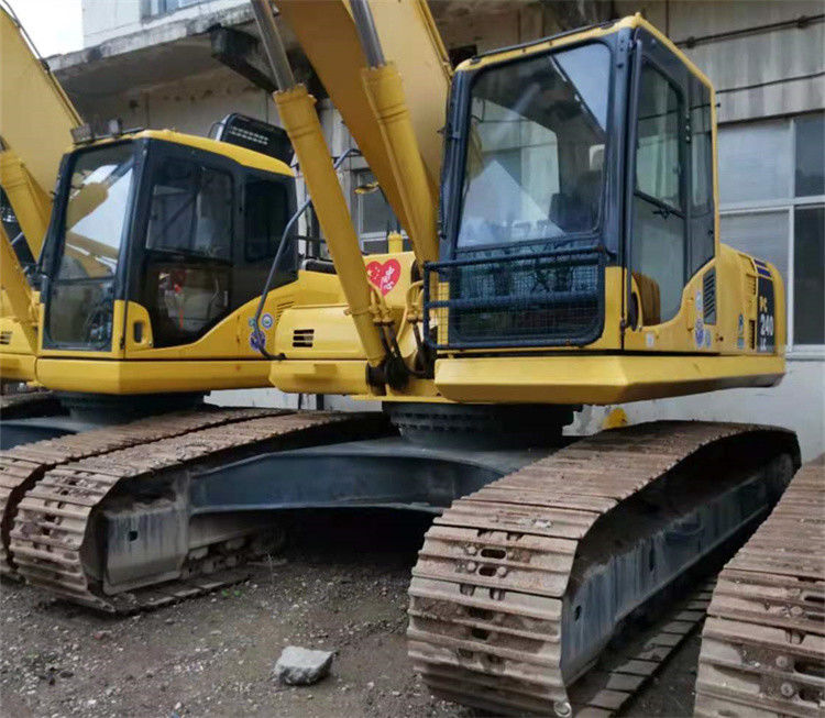 26 تن تقریبا جدید ژاپن وارد شده ماشین حفاری خزنده استفاده شده بازسازی Komatsu pc 240LC-8