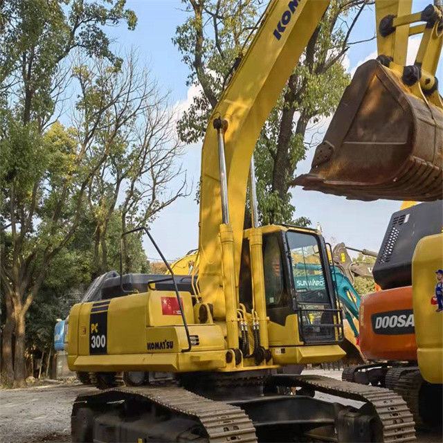 29 تن تقریبا جدید ژاپن وارد شده ماشین حفاری خزنده استفاده شده بازسازی Komatsu pc 300