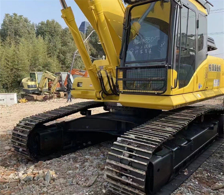 ۳۵ تن تقریبا جدید ژاپن وارد شده ماشین حفاری خزنده استفاده شده بازسازی Komatsu pc 350-7