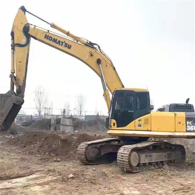 36 تن تقریبا جدید ژاپن وارد شده دستگاه حفاری خزنده استفاده شده بازسازی Komatsu pc 360-7