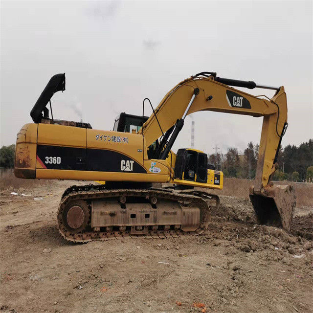 36 تن تقریبا جدید ژاپن وارد شده ماشین حفاری خزنده استفاده شده بازسازی CAT 336 D