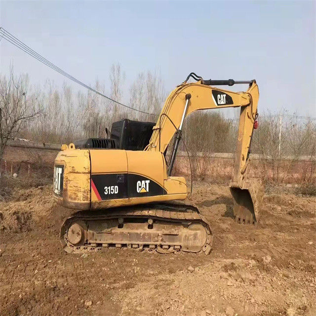 17.5 تن تقریبا جدید ژاپن وارد شده دستگاه حفاری خزنده استفاده شده بازسازی CAT 315D