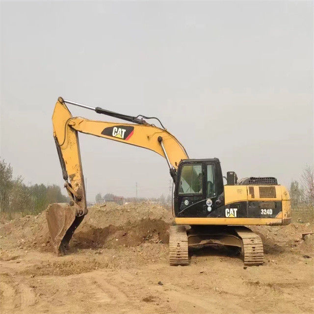24.8 تن آماده براي کار و تجربه استفاده شده ژاپن Caterpillar 324 D در حالت خوب