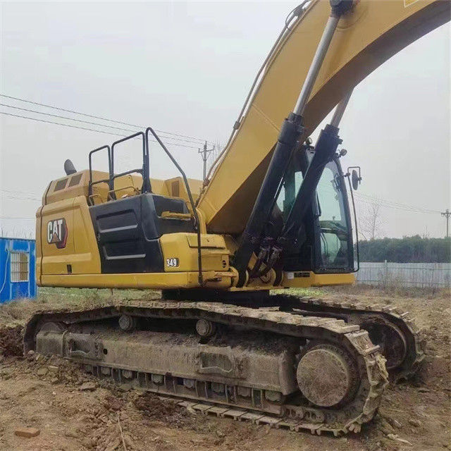 47.8 تن آماده براي کار و تجربه استفاده شده ژاپن Caterpillar 349 E در حالت خوب