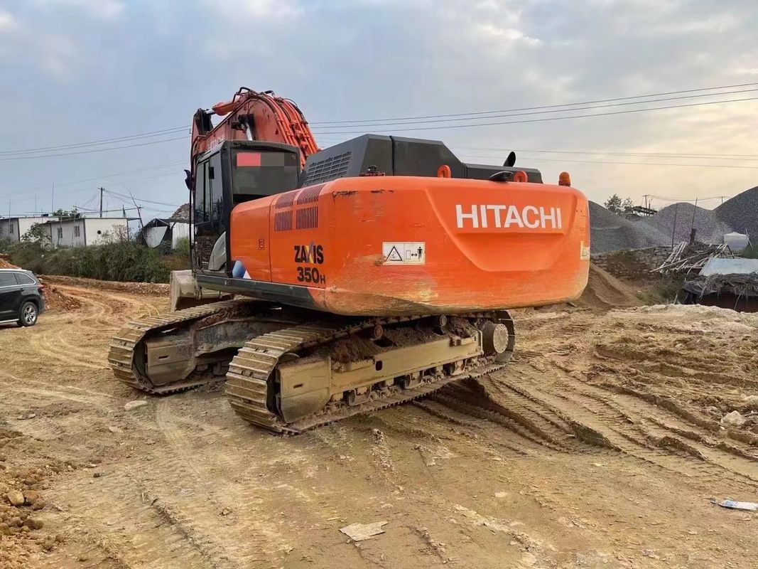 33.5 تن آماده براي کار و تجربه استفاده شده ژاپن وارد شده Hitachi ZX 350H-5G در حالت خوب