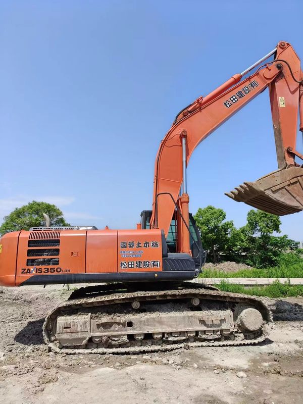 33.5 تن آماده براي کار و تجربه استفاده شده ژاپن وارد شده Hitachi ZX 350H-5G در حالت خوب
