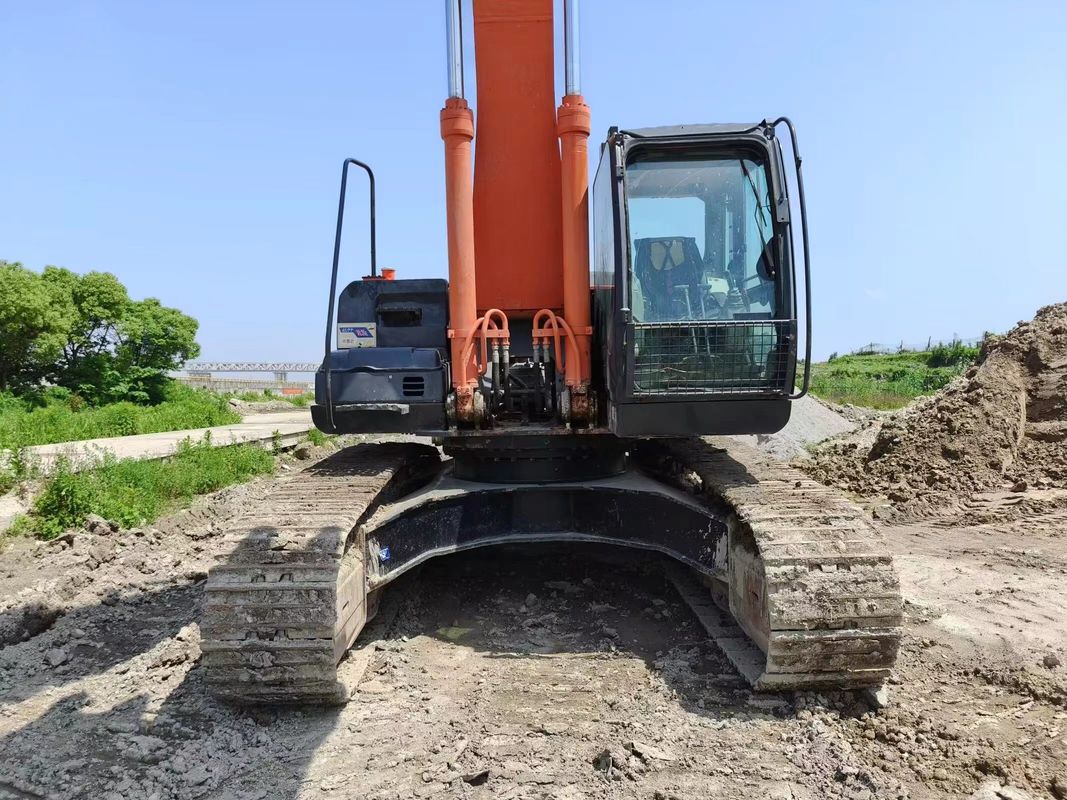 33.5 تن آماده براي کار و تجربه استفاده شده ژاپن وارد شده Hitachi ZX 350H-5G در حالت خوب