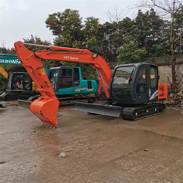 6 تن ميني آماده استفاده شده حفاری برای کار و تجربه استفاده شده ژاپن وارد شده Hitachi ZX 60 در حالت خوب