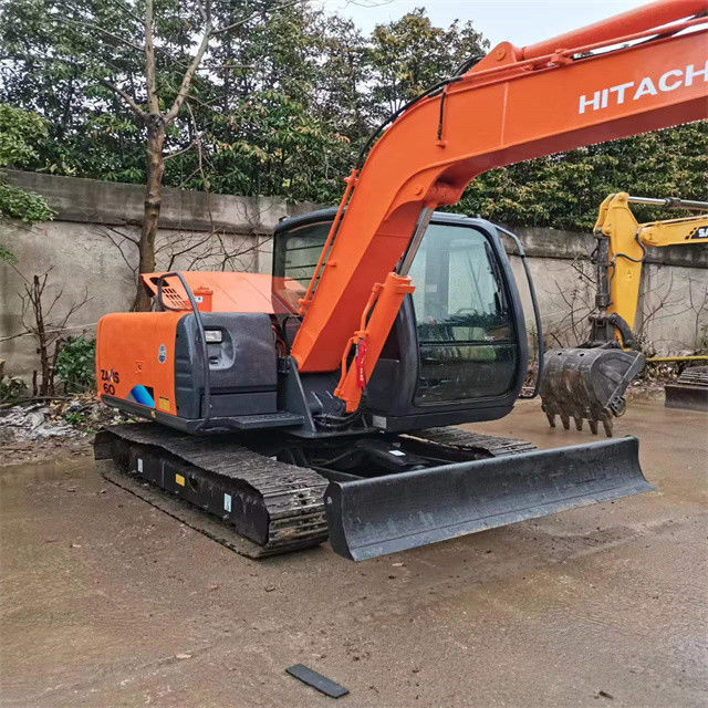 6 تن ميني آماده استفاده شده حفاری برای کار و تجربه استفاده شده ژاپن وارد شده Hitachi ZX 60 در حالت خوب