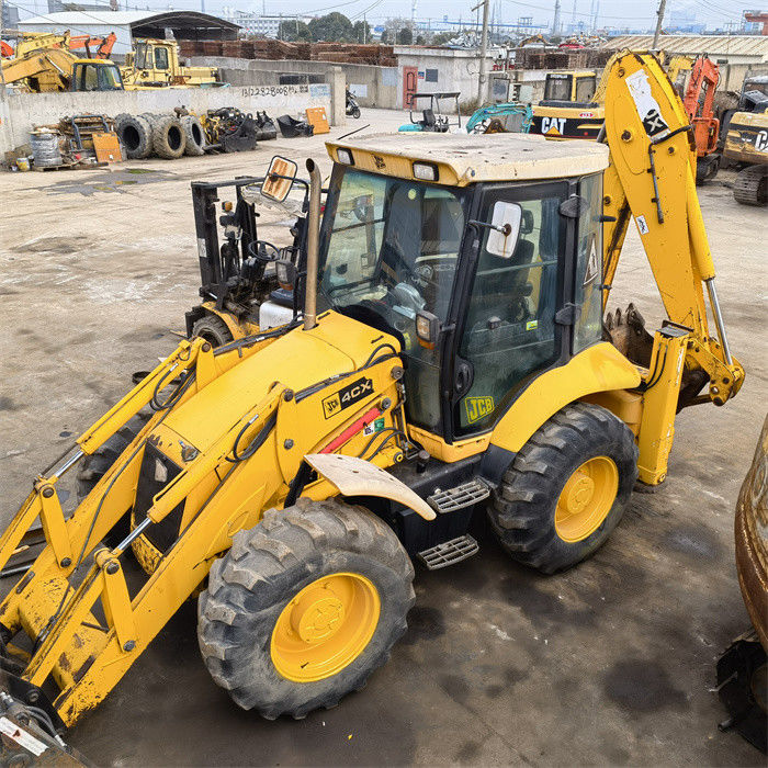 8 تن Jcb 4cx بارگیری باکسو Excavator استفاده شده بریتانیا 8.18t استفاده شده بارگیری کامپکت