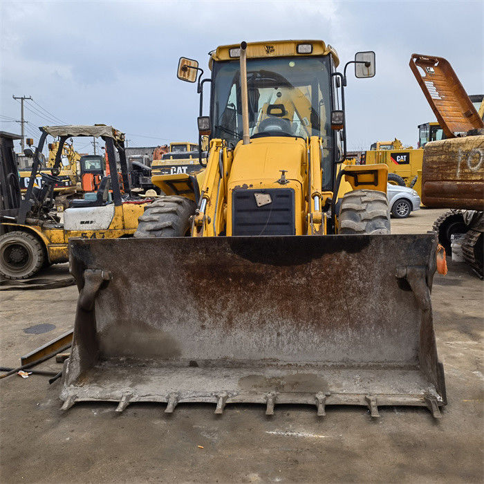 8 تن Jcb 4cx بارگیری باکسو Excavator استفاده شده بریتانیا 8.18t استفاده شده بارگیری کامپکت