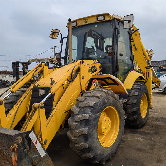 8 تن Jcb 4cx بارگیری باکسو Excavator استفاده شده بریتانیا 8.18t استفاده شده بارگیری کامپکت