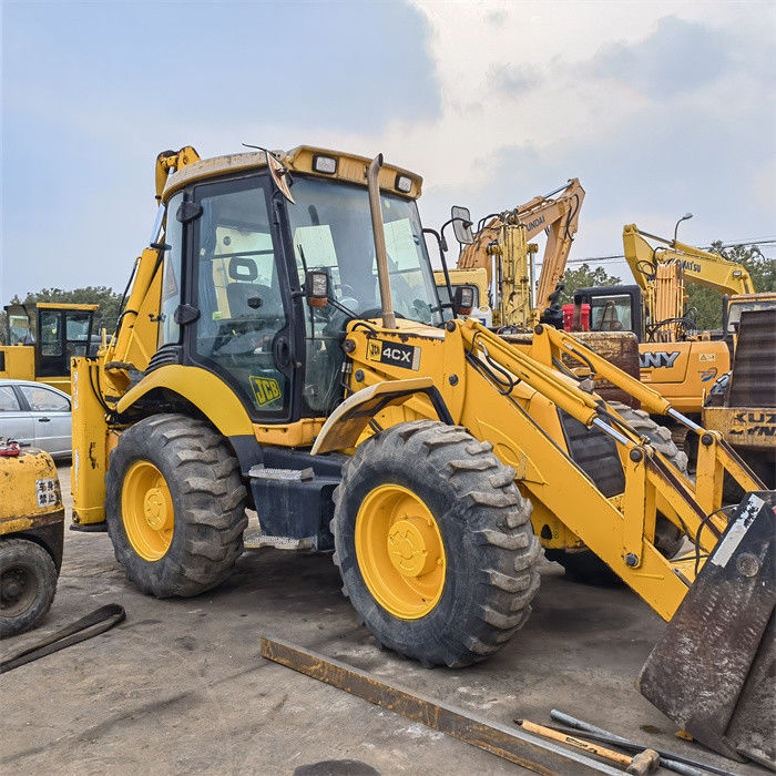 8 تن Jcb 4cx بارگیری باکسو Excavator استفاده شده بریتانیا 8.18t استفاده شده بارگیری کامپکت