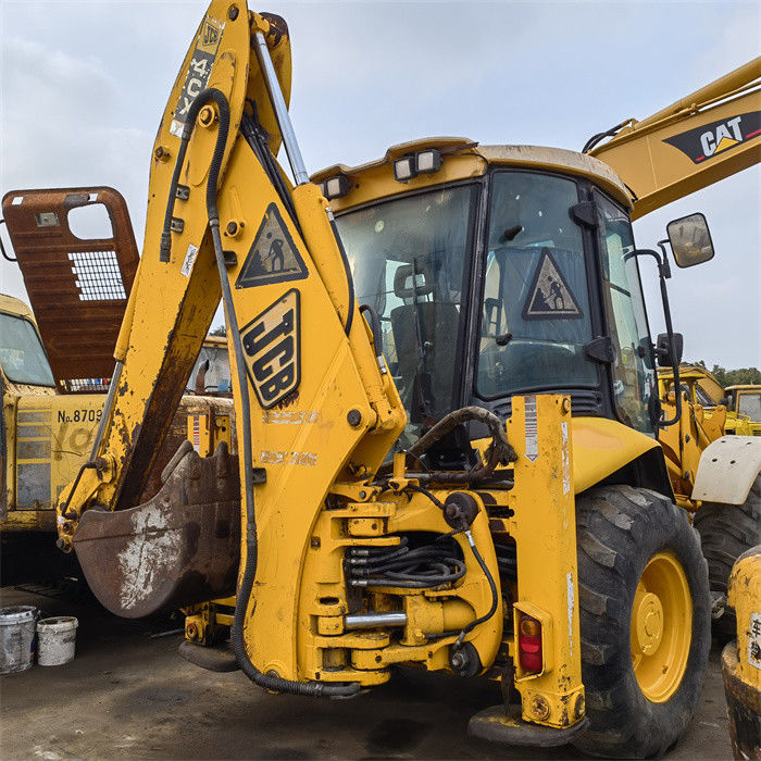 8 تن Jcb 4cx بارگیری باکسو Excavator استفاده شده بریتانیا 8.18t استفاده شده بارگیری کامپکت