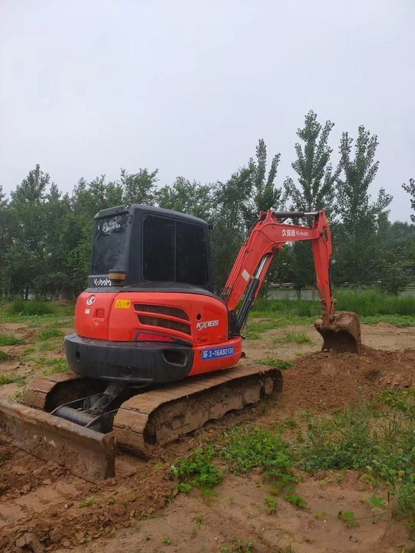 ماشین حفاری مینی کوبوتا کوبوتا Kx165 ماشین حفاری استفاده شده وزن 5.54 تن