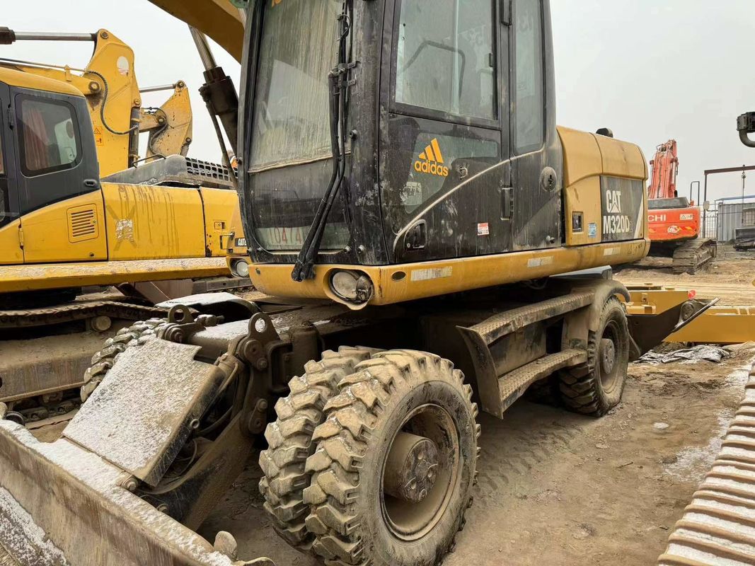 90٪ Caterpillar M317D2 استفاده شده چرخ حفاری با کیفیت بالا و بهترین عملکرد برای فروش