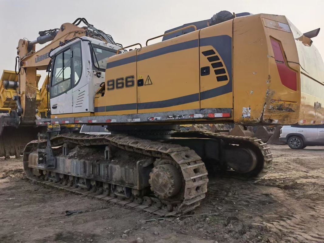 استفاده شده Liebherr R966 آماده کار و تجربه آلمانی وارد شده در وضعیت خوب