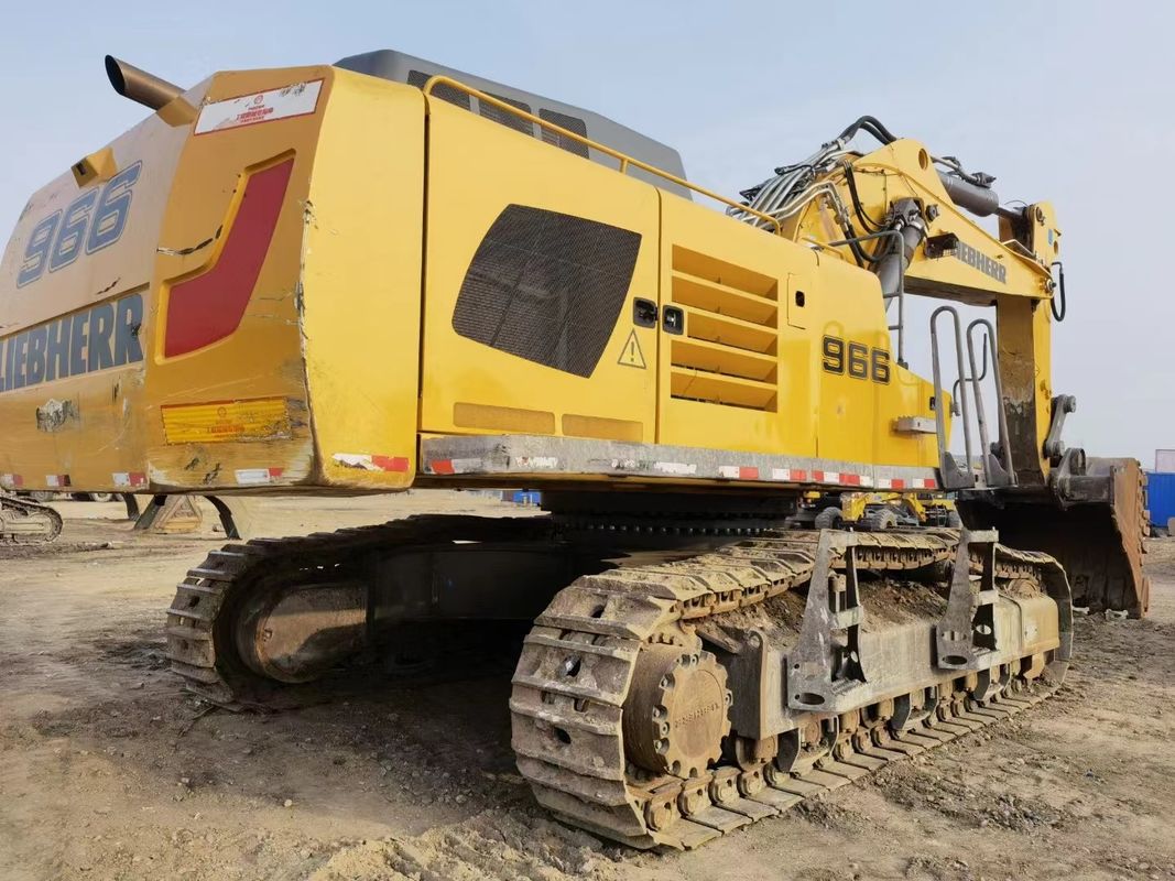 استفاده شده Liebherr R966 آماده کار و تجربه آلمانی وارد شده در وضعیت خوب