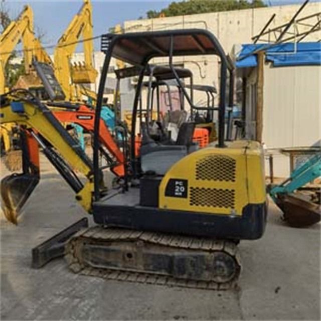 2 تن استفاده شده ژاپن Komatsu PC 20 MR Excavator خزنده با ساعات کاری کم و ایده آل