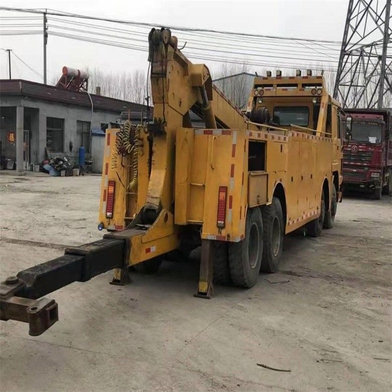 ساعت های کمتر استفاده شده Howo 6*4 Wrecker Tow Truck 8*4 بدن بکش با گواهینامه ISO9001 / CCC