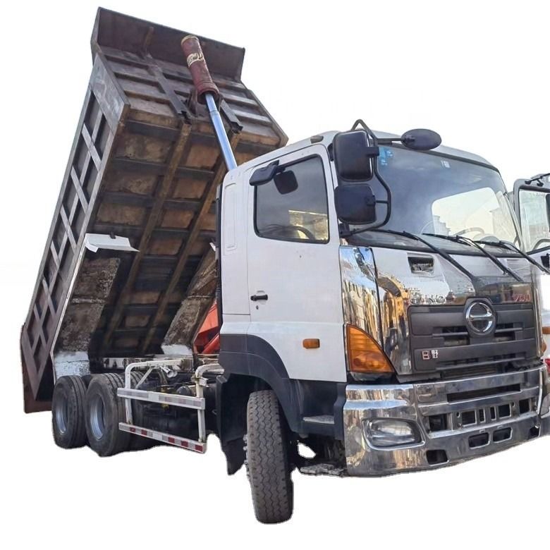 سیستم چند رسانه ای استفاده شده HINO 6 * 4 سنگین 700 کامپری برای ساخت و ساز سنگین