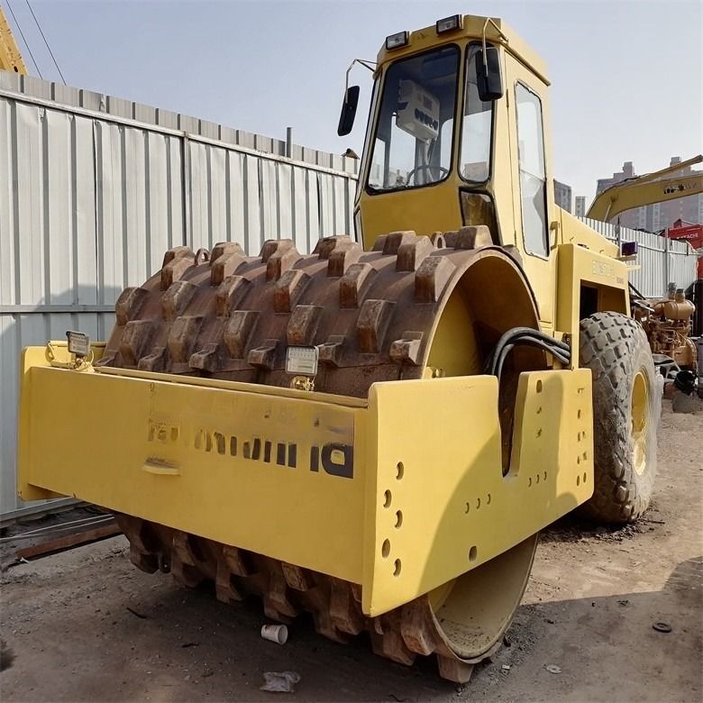 موتور دیزل راه گذاری Bomag BW217D-2 استفاده شده تک طبل گوسفند پا هیدرولیک جاده رول
