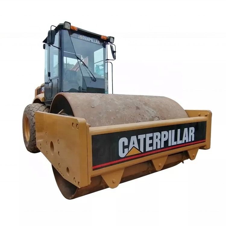 حالت خوب CAT CS-583D رولر جاده ای تک درام با قطعات اصلی