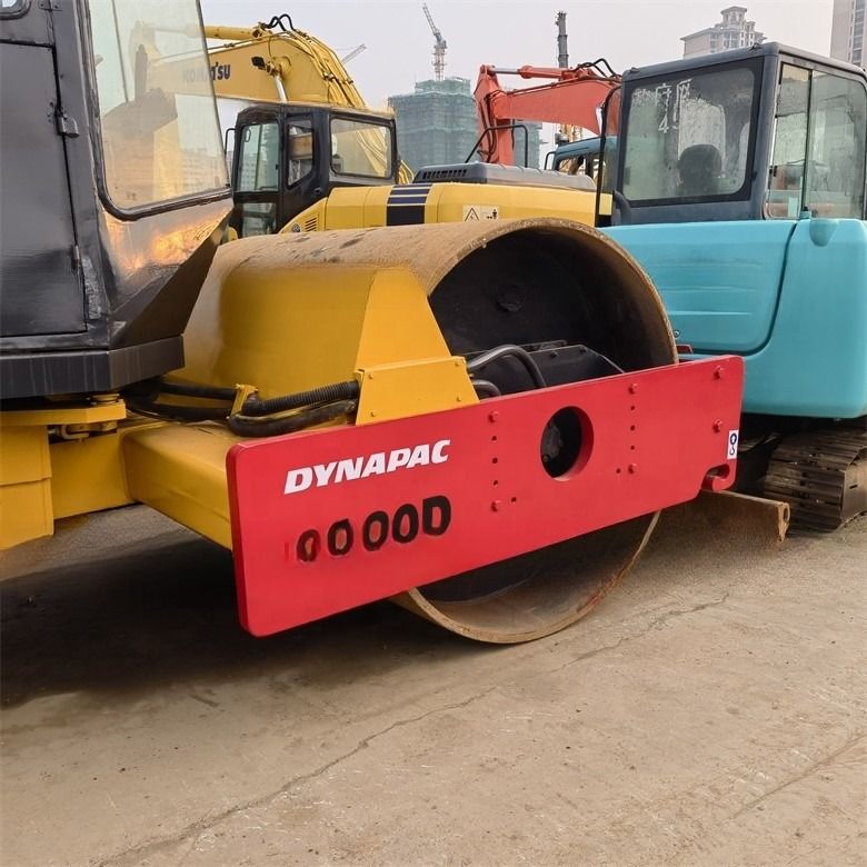 40KN نیروی هیجان انگیز Dynapac CA30D استفاده شده رول جاده ای رول تک درام برای تعمیر جاده