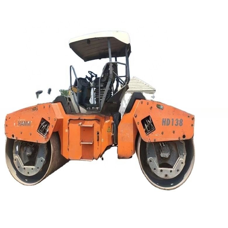 14 تن استفاده شده HAMM HD130 رولر جاده ای وارد شده از ایالات متحده برای مهندسی پل های بزرگراه