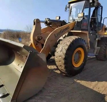 2019 Front End Loader Liugong ZL50CN نوع چرخ ماشین آلات مورد استفاده برای 5 تن زمین