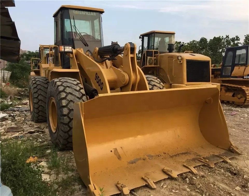 تخلیه چوب 5 تن دست دوم ژاپن Caterpillar 950G Loader استفاده شده Cat 950 دستی چرخ Loader