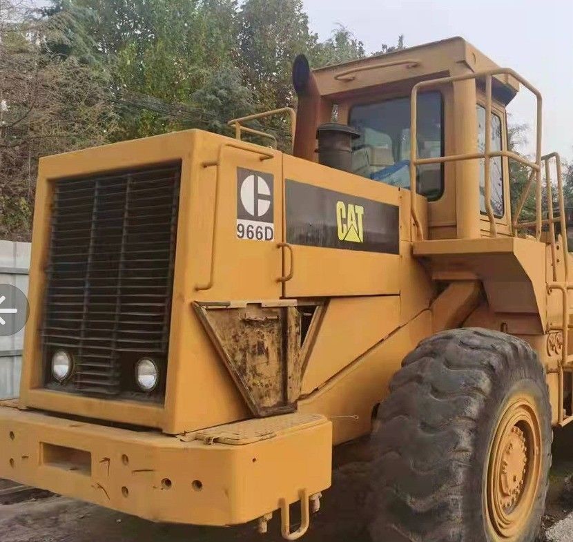 قدرت بالا ژاپنی استفاده شده Cat 966D Loader در وضعیت خوب برای کار سنگین بار