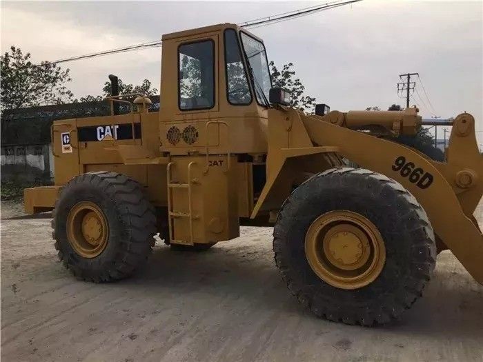 قدرت بالا ژاپنی استفاده شده Cat 966D Loader در وضعیت خوب برای کار سنگین بار