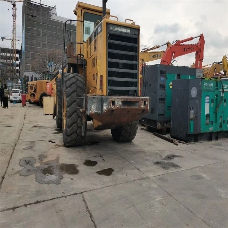 ساخت و ساز 12 تن استفاده شده Komatsu WA600-3 چرخ بارگیری 600 مدل سنگین پیش سر بارگیری WA600-6