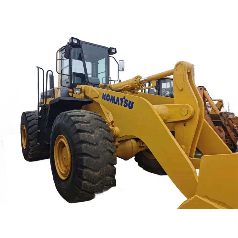 بارگذاری بسیار Komatsu WA470-3 با بارگذاری 7 تن و 11 لیتر از ژاپن