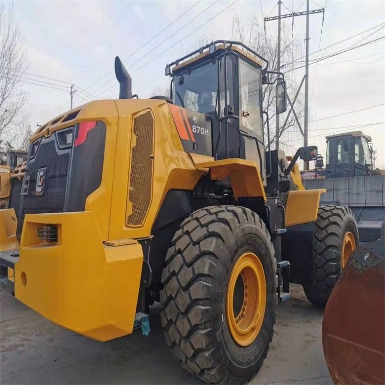 LIUGONG 870H بارگذاری چرخ 7 تن با ساعات کاری کم و پمپ هیدرولیک اصلی