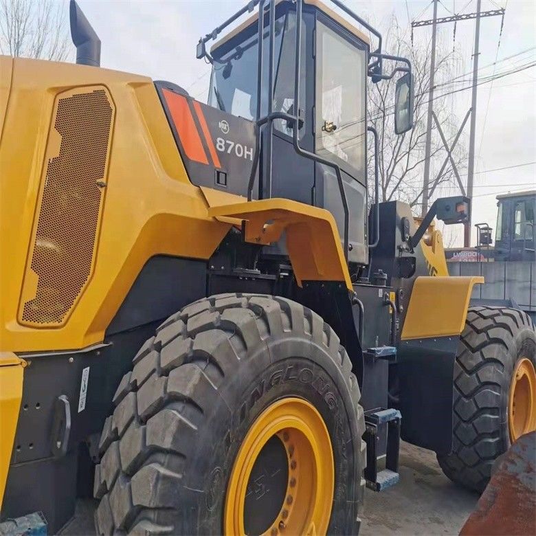 LIUGONG 870H بارگذاری چرخ 7 تن با ساعات کاری کم و پمپ هیدرولیک اصلی