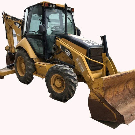 ۶۷۹۲ ۱۰۲۰۰ کیلوگرم وزنه ماشین استفاده شده Caterpillar ۴۱۶E بارگیری کننده بککو ۱۶۲ کلو وات اصلی حالا