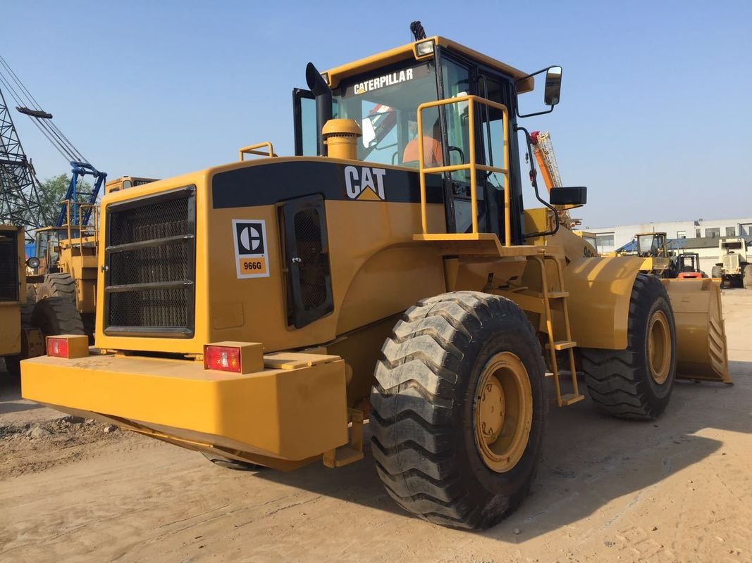 ماشین بارگیری چرخ های مترو Cat 966G با سطل 5.5m3 و موتور Caterpillar