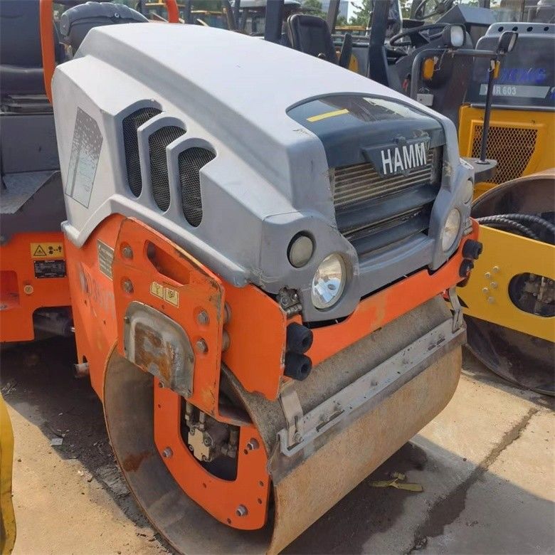2.5 تن استفاده شده رولر کمپکتور هام HD35VT در رنگ اصلی با نیروی هیجان 28KN