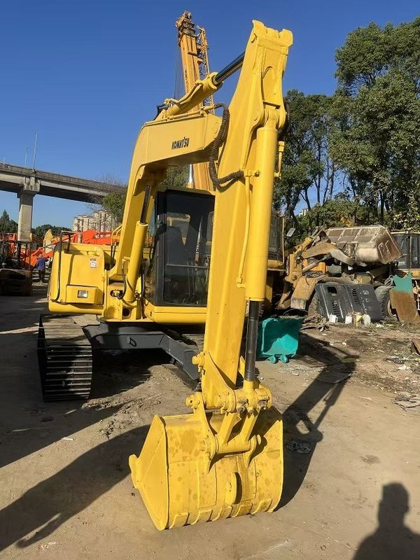 استفاده شده KOMATSU کاوشگر خزنده PC60-7 دست دوم KOMATSU PC60-7 تجهیزات حفاری کاوشگر ردیاب