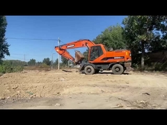 Doosan Dh210w-7 استفاده شده کره استفاده شده چرخ بارگیری چرخ حفاری 101kW
